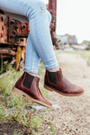 Ladies Chelsea Boot Brown