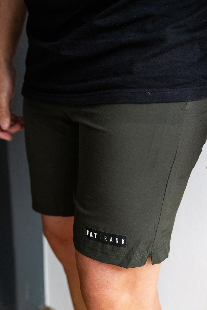 Olive Active Shorts