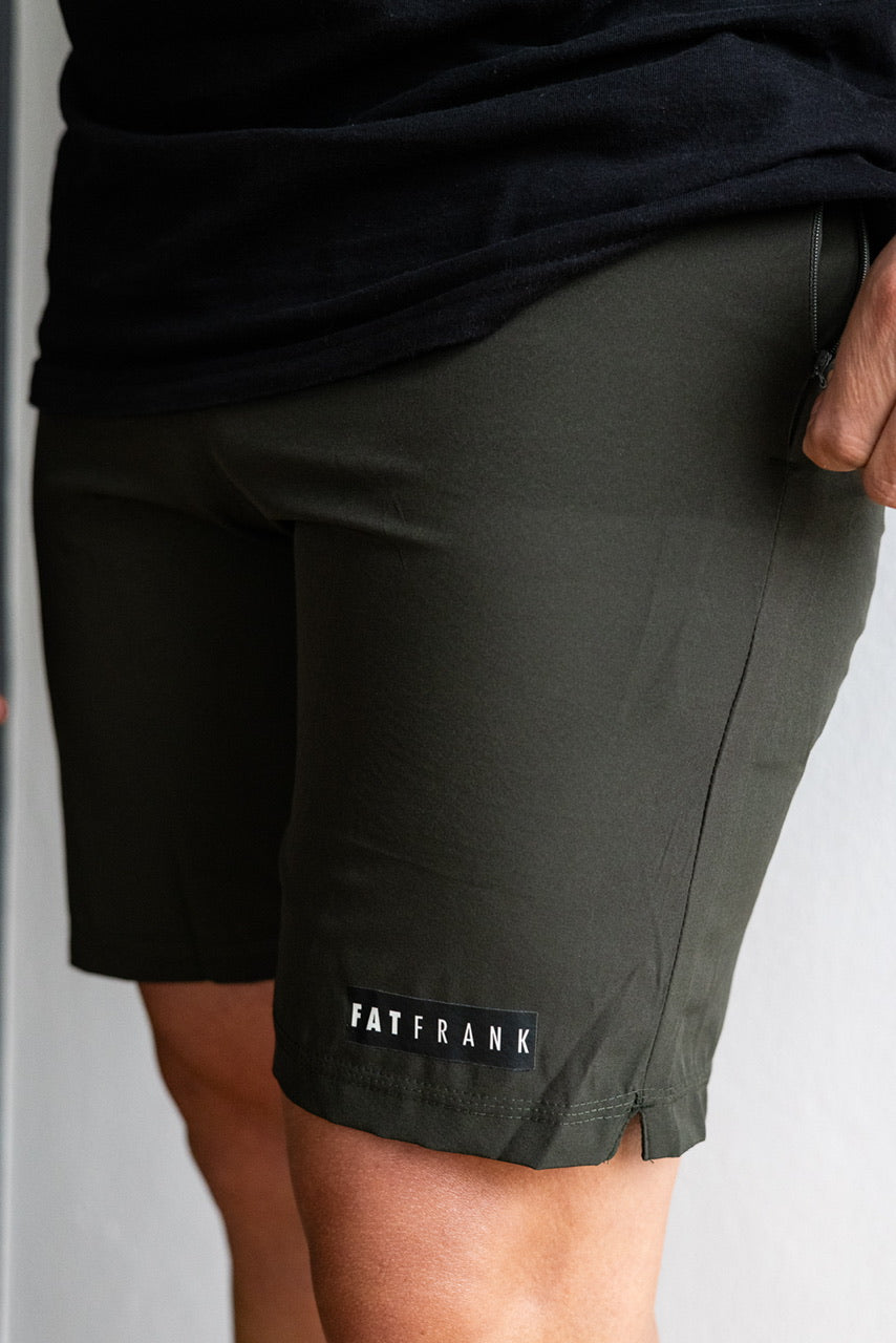 Olive Active Shorts