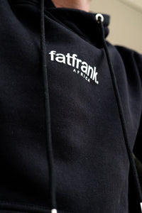 Black Puff Print Hood