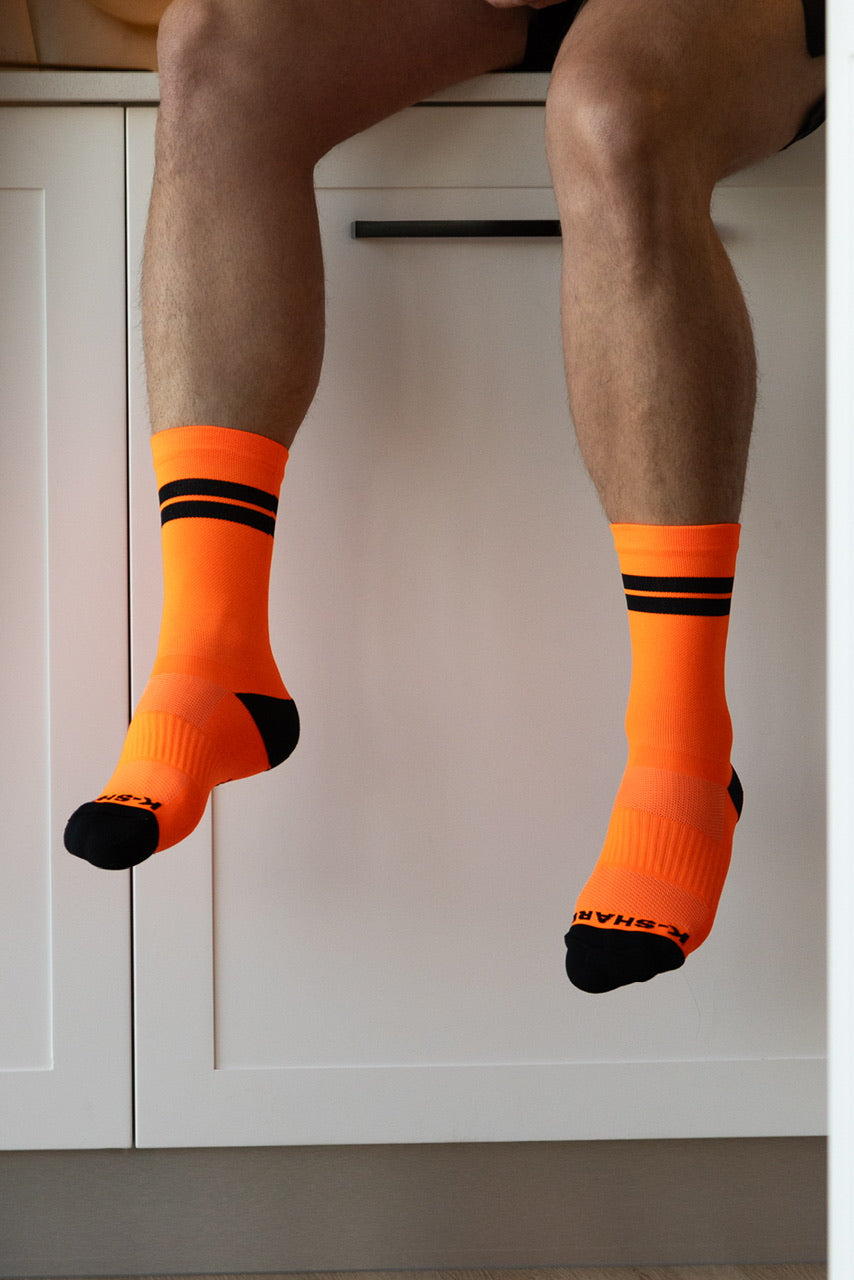Orange K-SHARP Active Sock