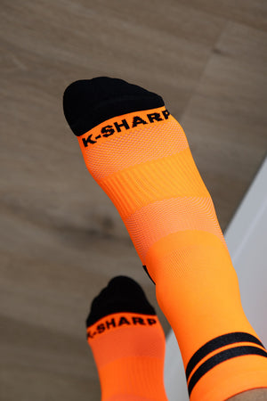 Orange K-SHARP Active Sock