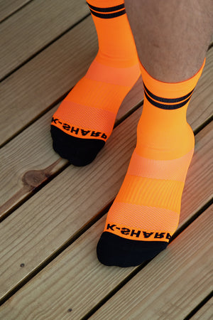 Orange K-SHARP Active Sock