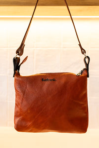 LARGE SQUARE SLING HANDBAG CHERRY