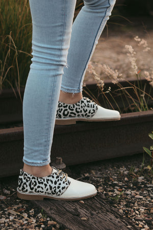 Leopard Ivory Print Veldskoen