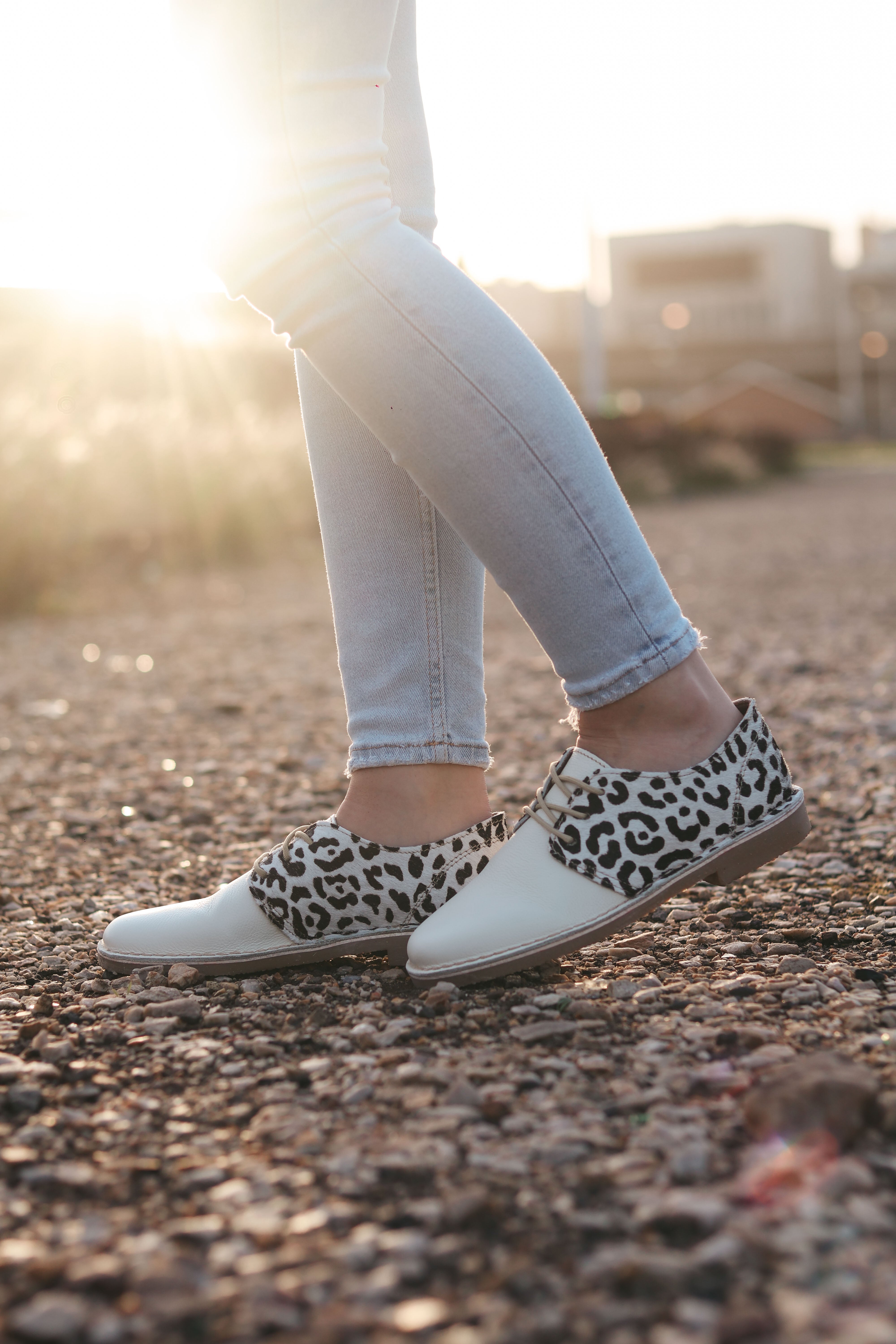 Leopard Ivory Print Veldskoen