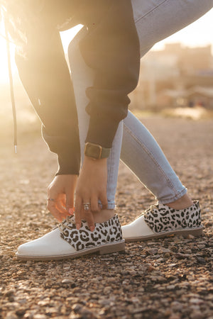 Leopard Ivory Print Veldskoen