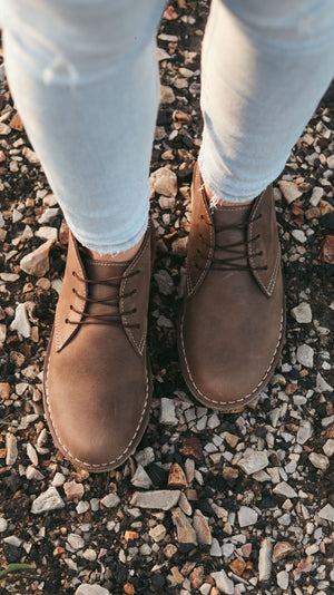 Ladies Veldskoen Boot Vintage Brown