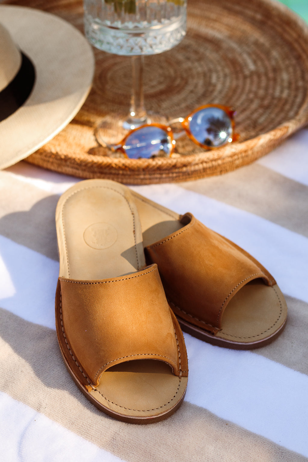 Tan Vamp Sandal