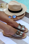 Silver Buckle Sandal Size 7