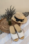 Vamp Sandal White