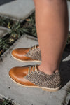 Ladies Leopard Veldskoen Boot