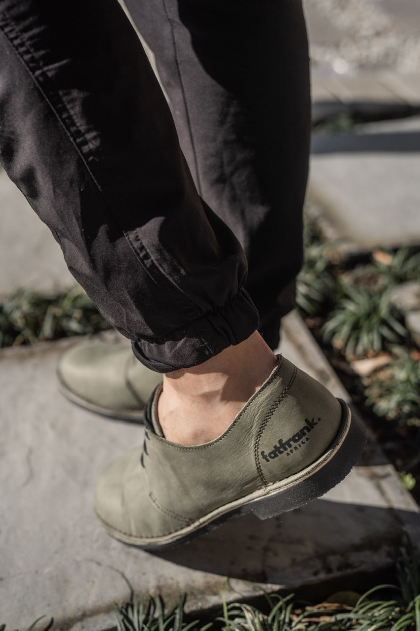 Mens Olive Veldskoen Shoe