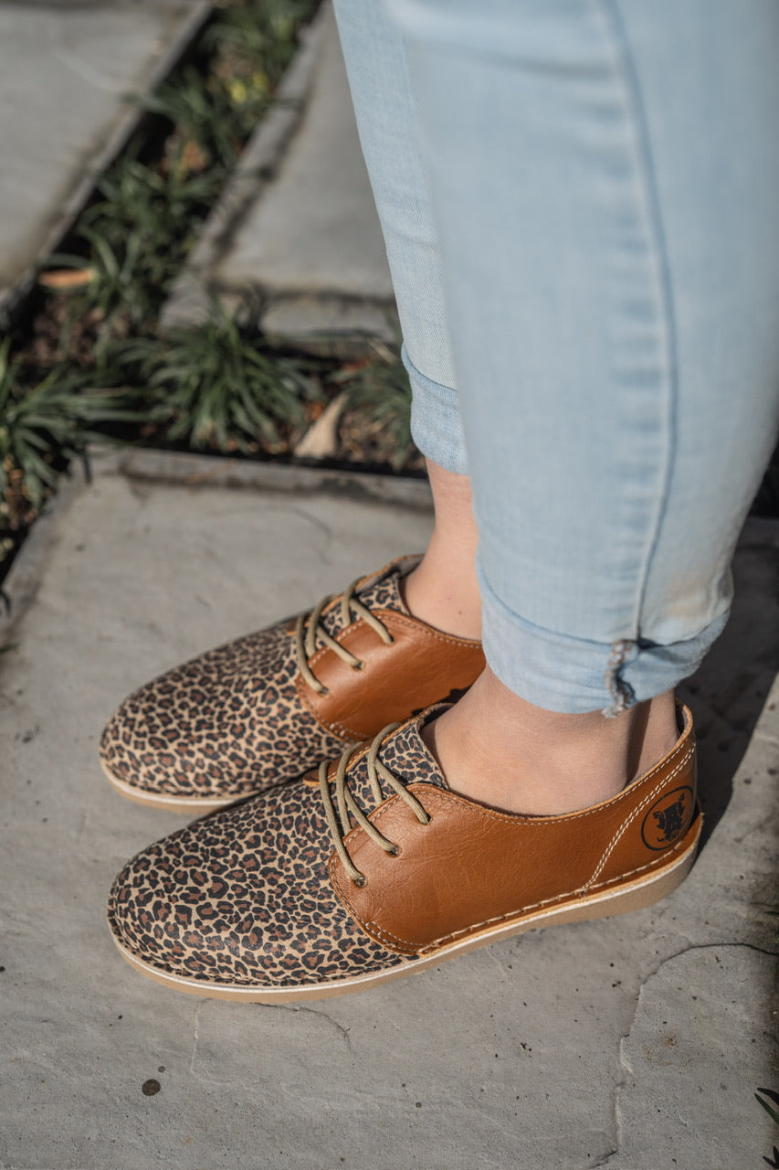 Leopard Tan Veldskoen