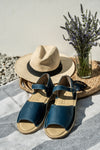 Vamp Strap Sandal Ocean