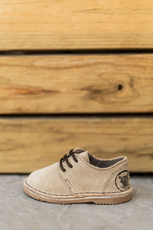 Kids Veldskoen Beige Shoe