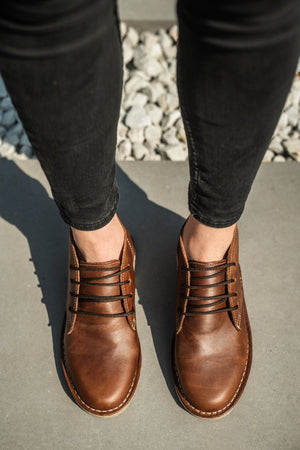 Ladies Veldskoen Boot Brown