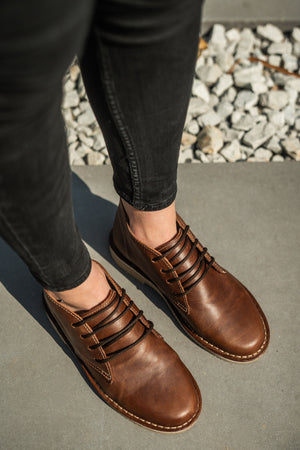 Ladies Veldskoen Boot Brown