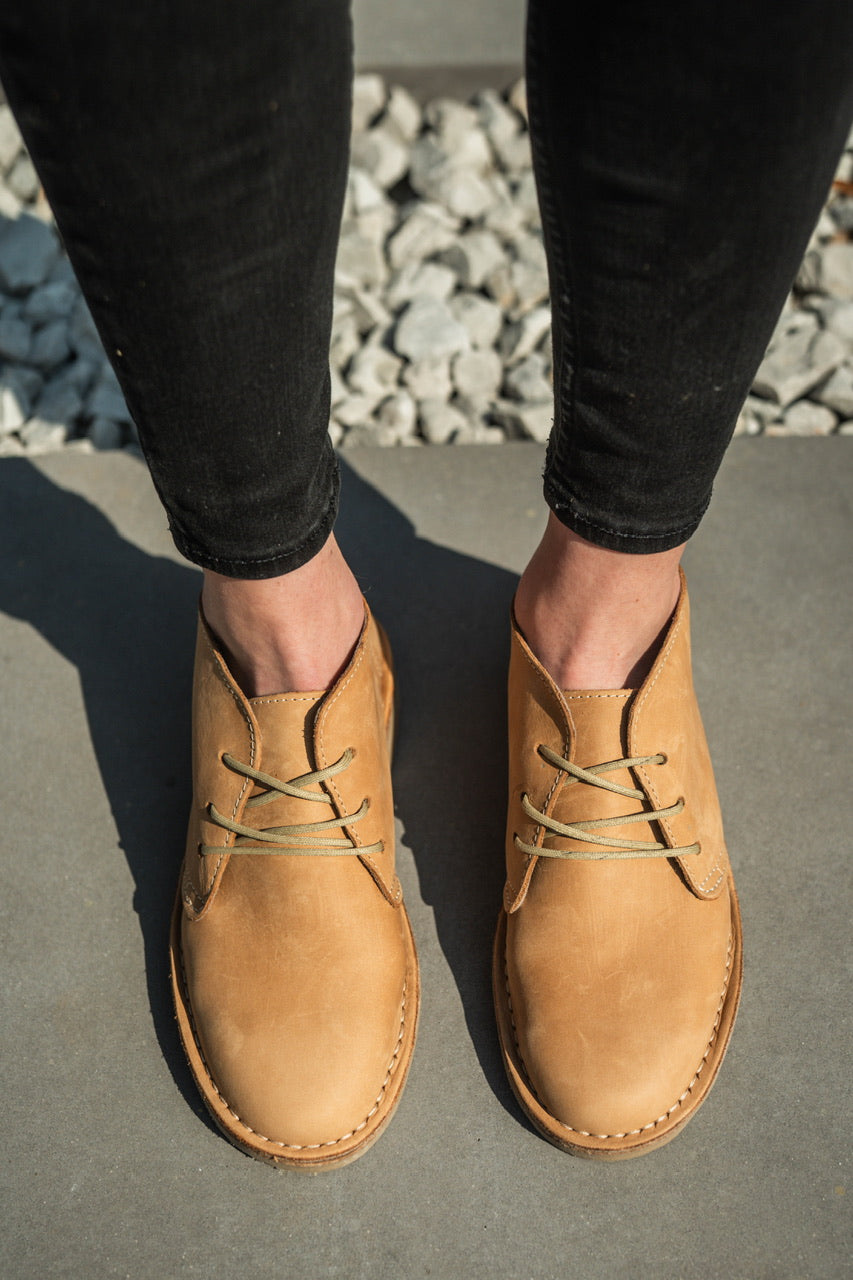 Ladies Veldskoen Half Boot Cinnamon