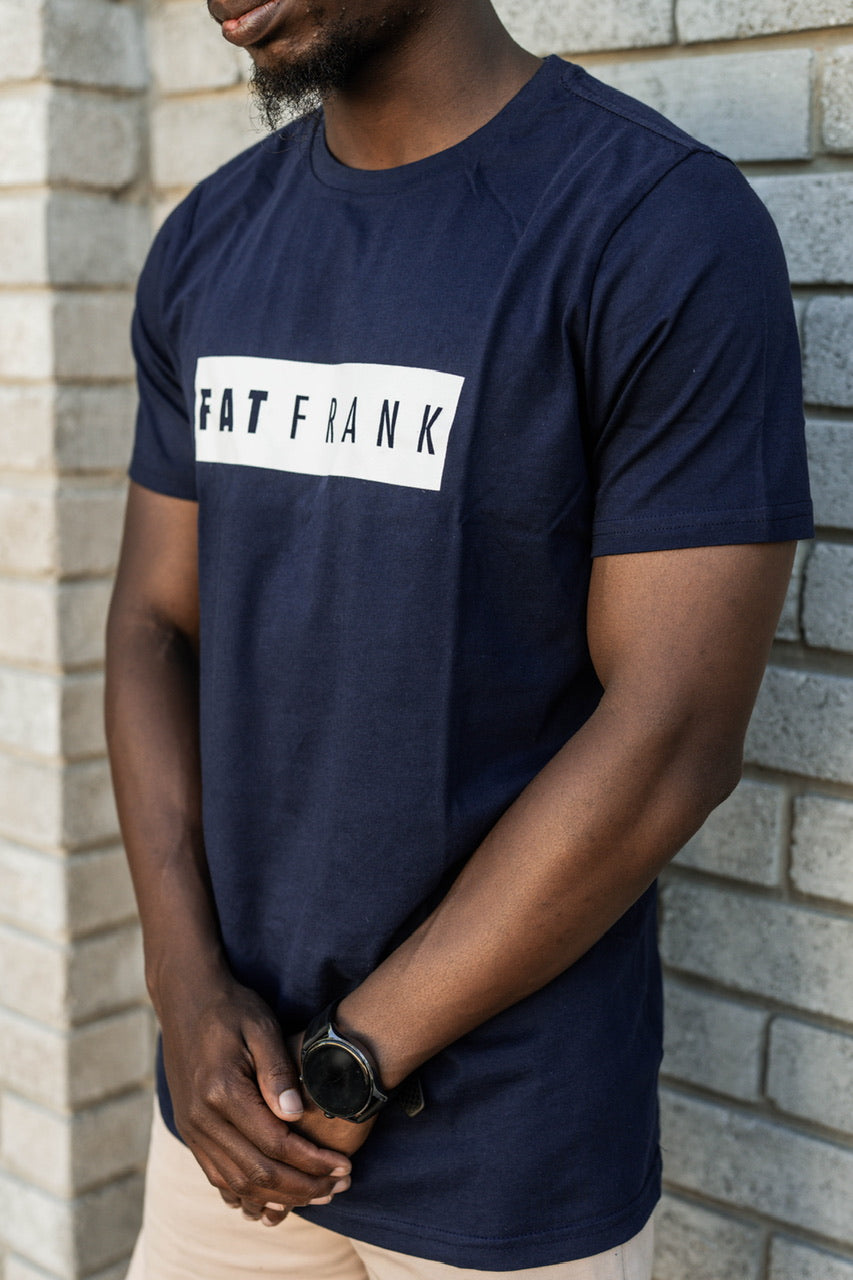 Mens T Navy Block