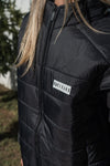 Black Puffer With Hood