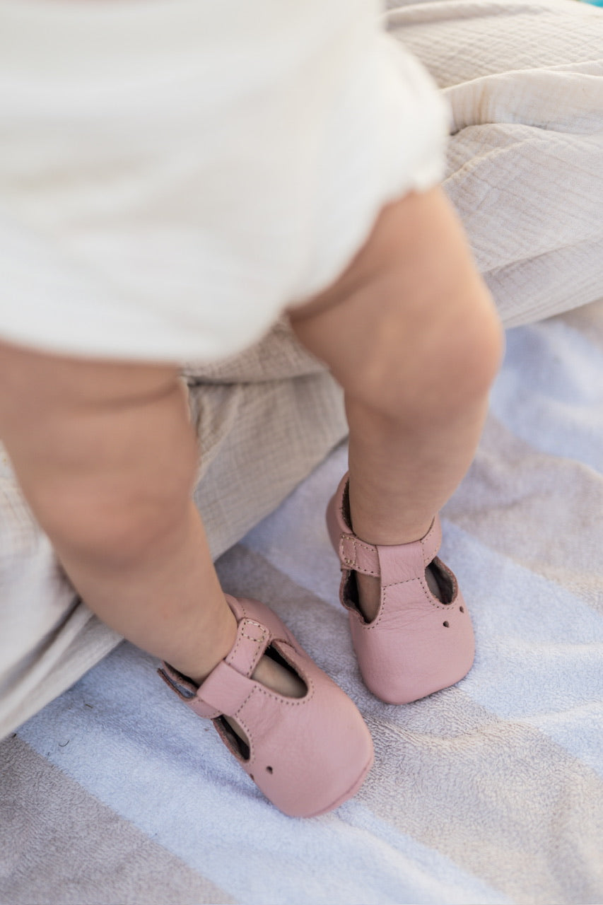 Kids Vamp Pink Slip On