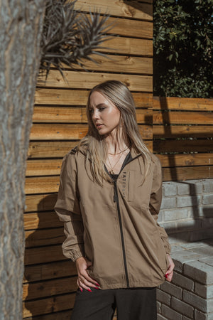Rain Jacket Beige