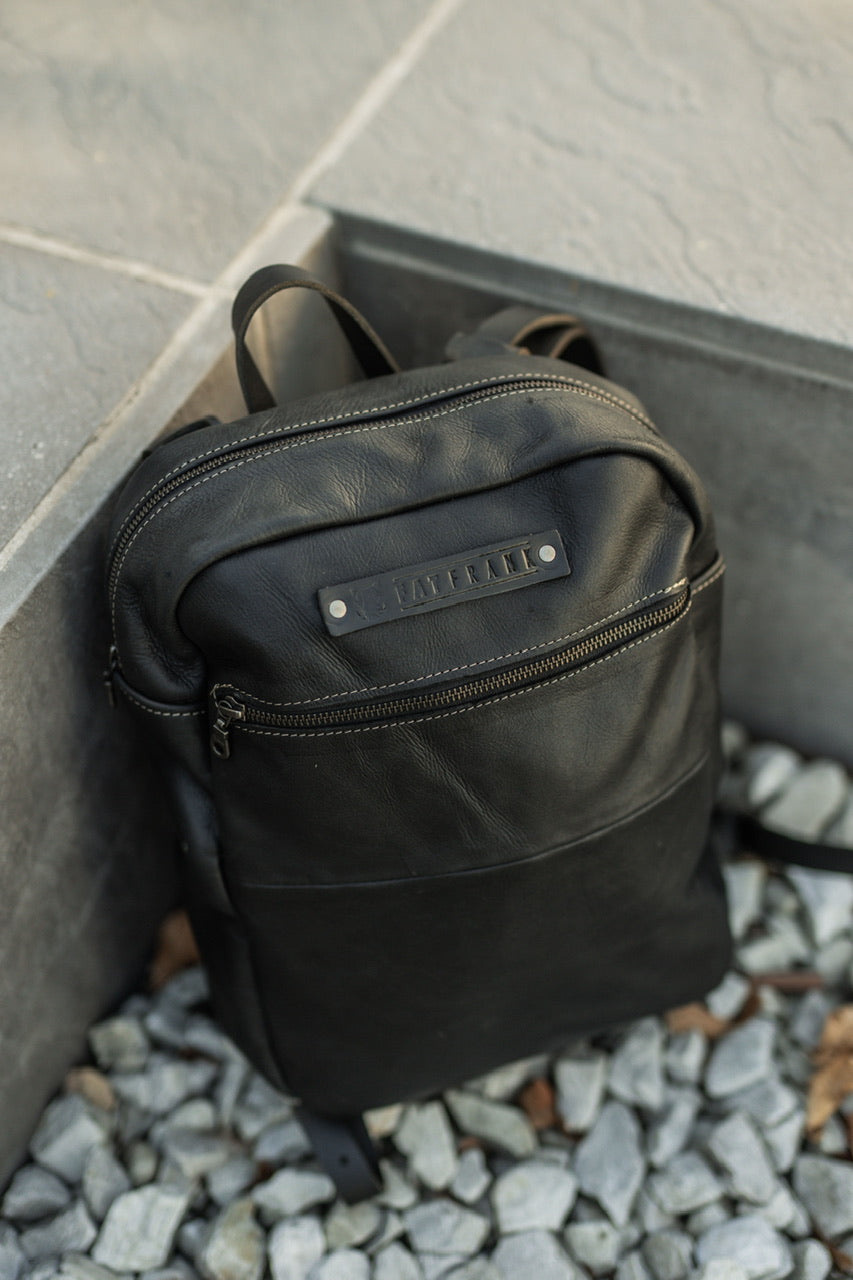 Leather Back Pack