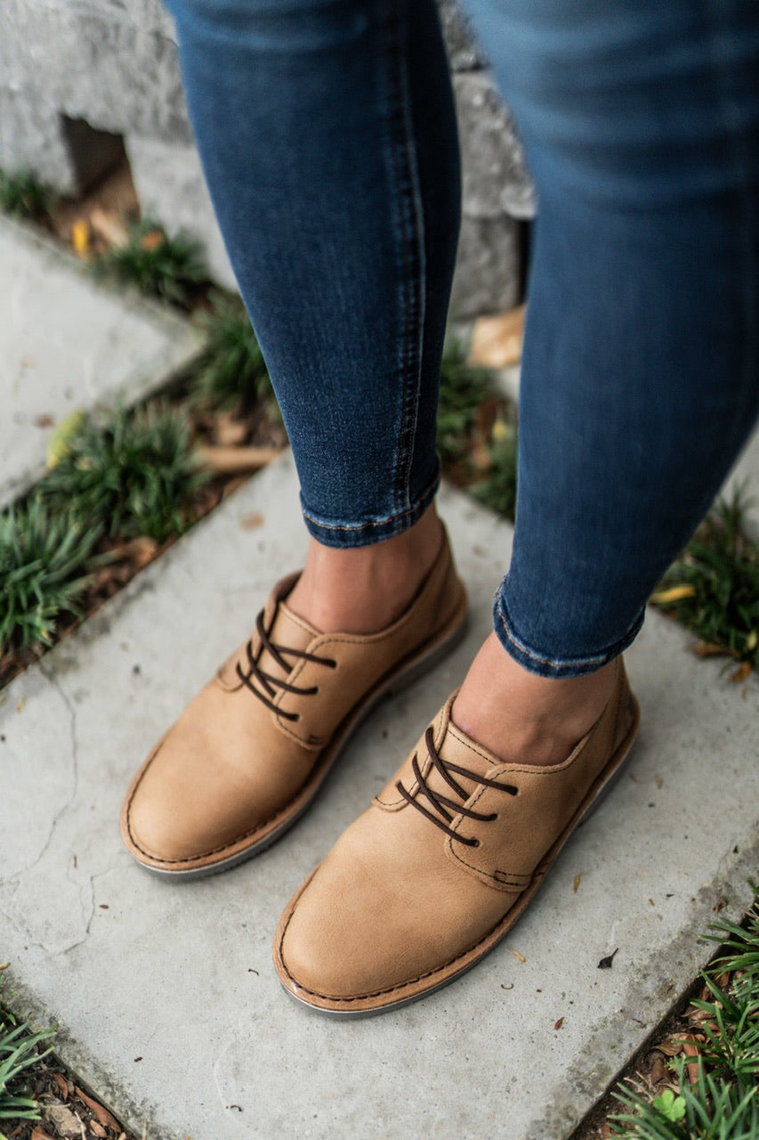 Brown Ladies Veldskoen | Genuine Leather Shoes – FATFRANK