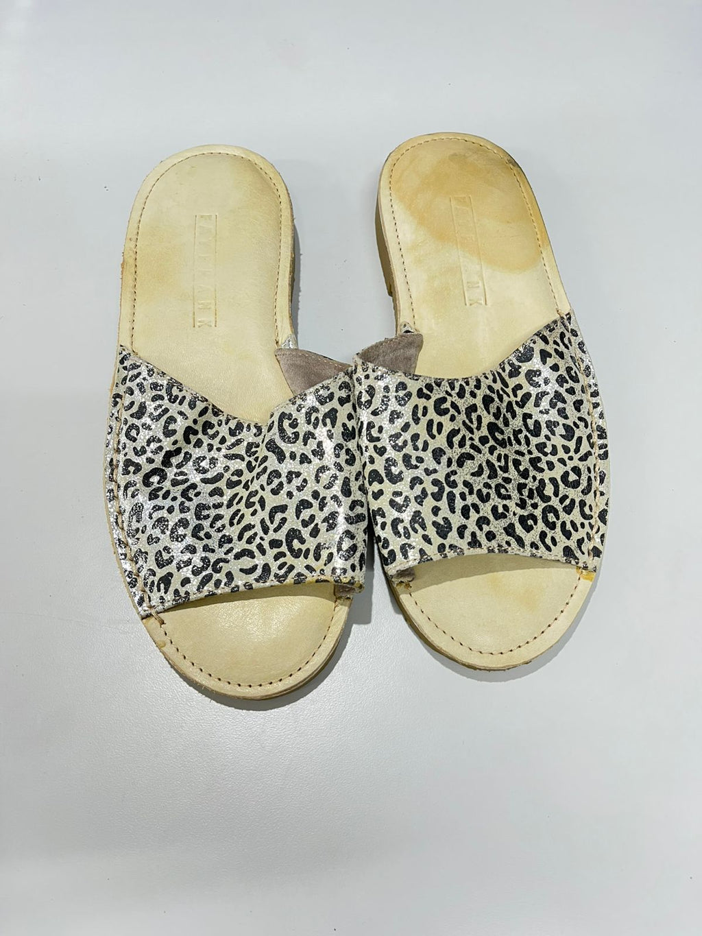 Vamp Leopard Silver Size 5