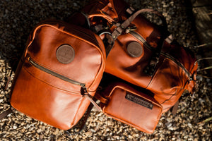 Leather Travel Set