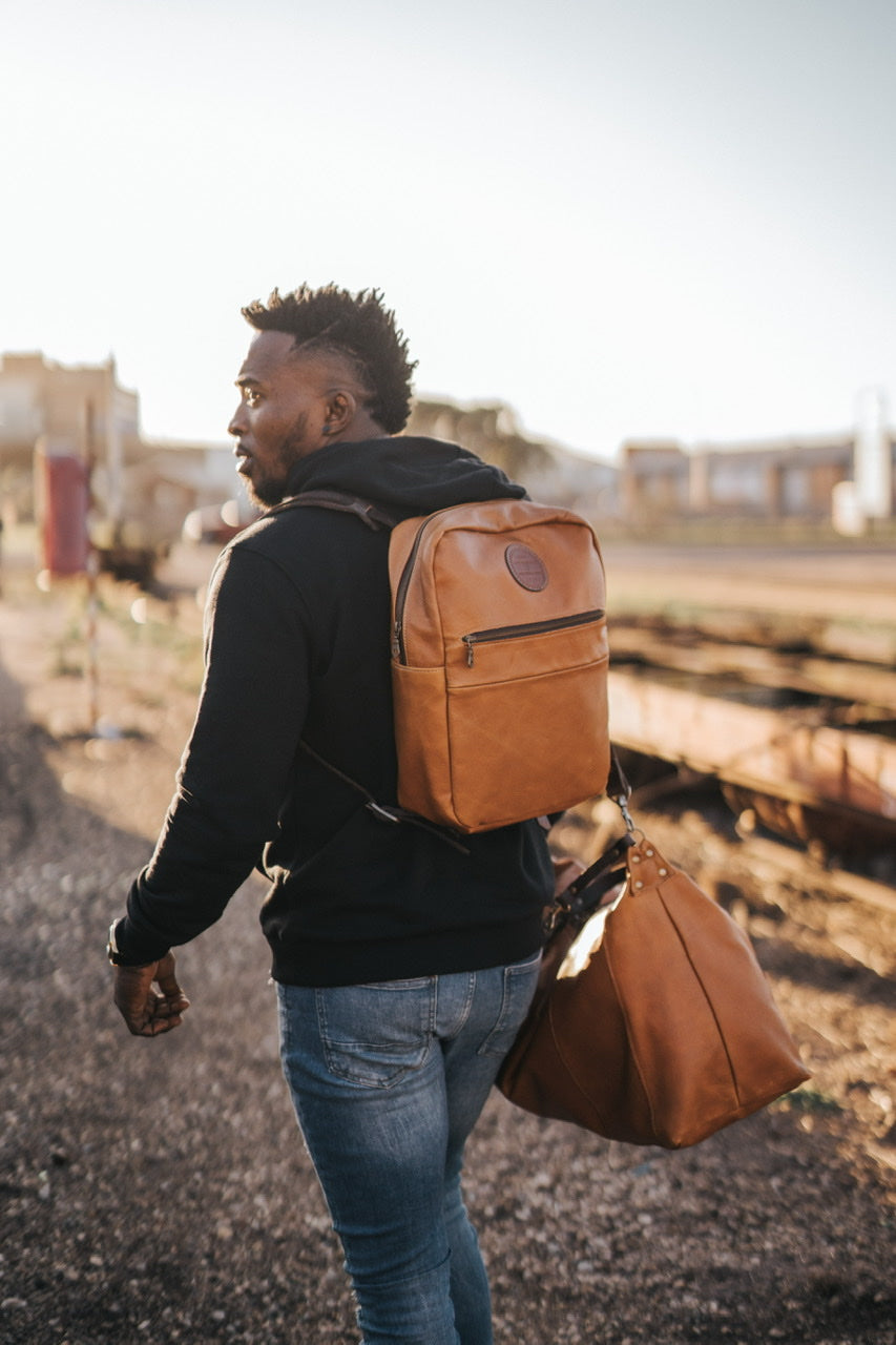 Leather Back Pack